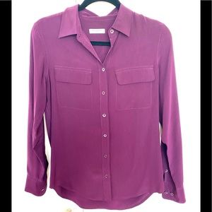Equipment silk blouse